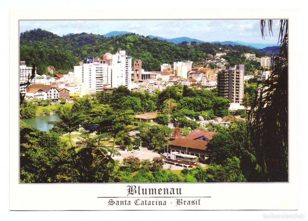 Cartoline: BRASIL TUR&Iacute;STICO &bull; BLUMENAU - SC &bull; VISTA PARCIAL