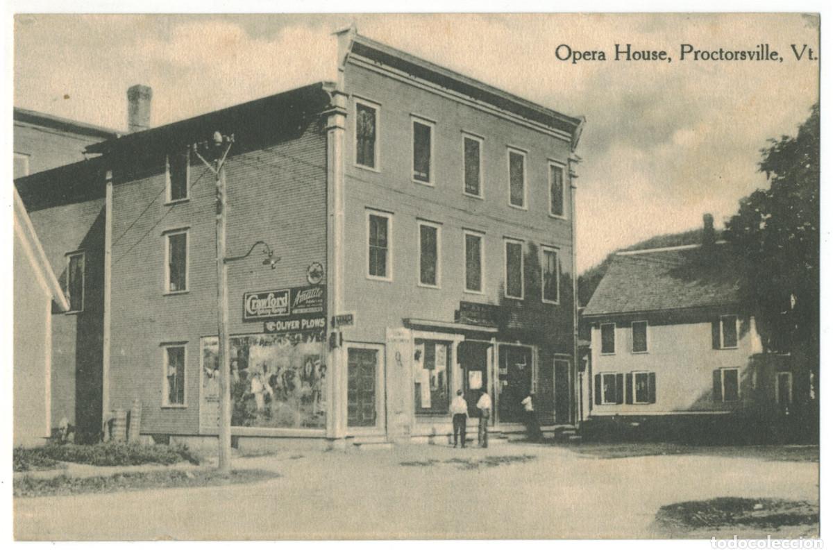 Cartoline: PROCTORSVILLE [Vermont]_Opera House_H.L. Dargg
