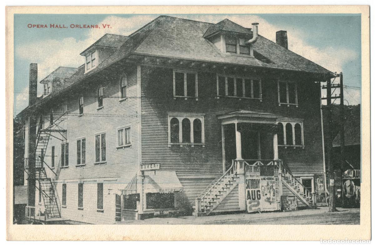 Postales: ORLEANS [Vermont]_Opera Hall_ACP - Foto 1