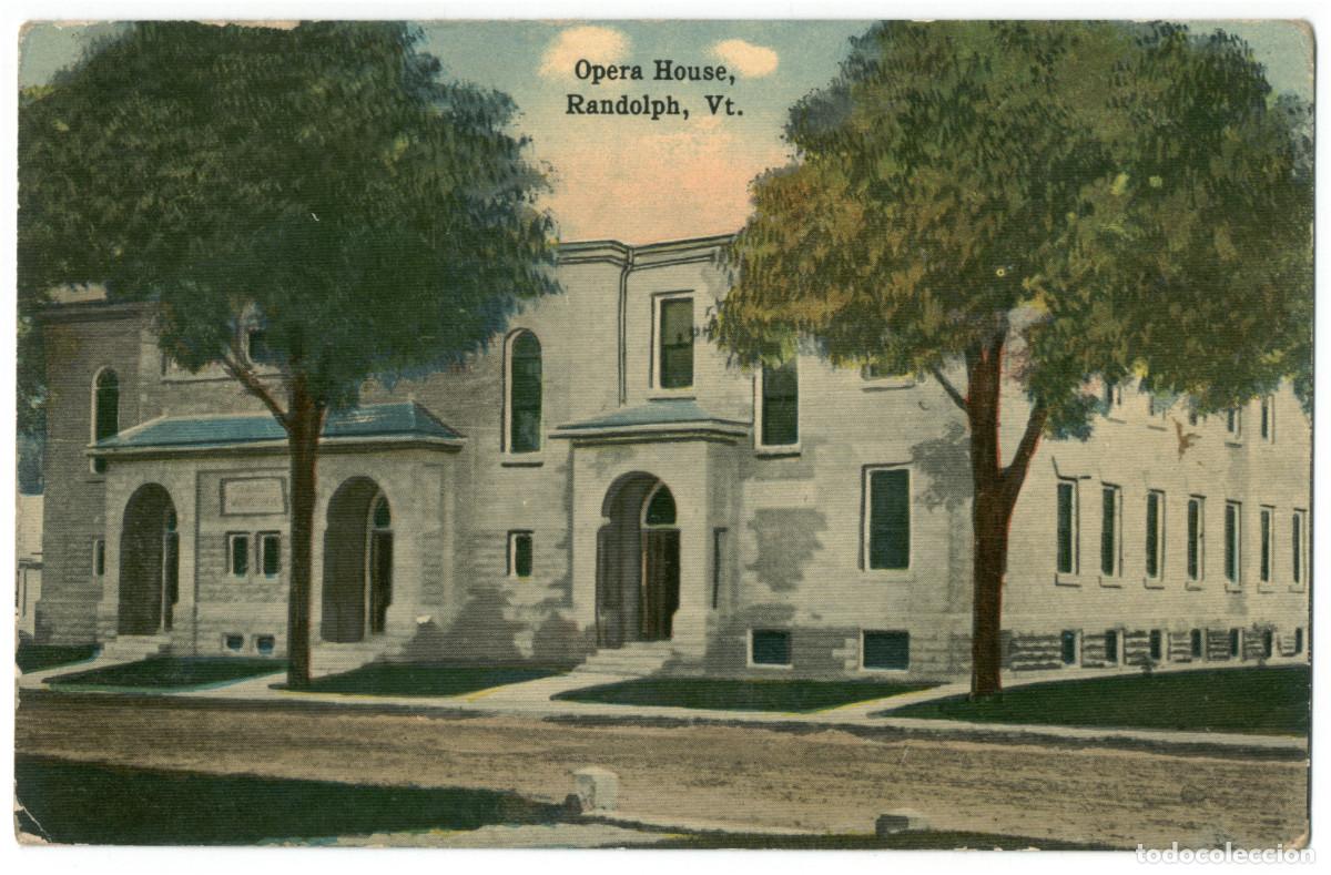 Cartoline: RANDOLPH [Vermont]_Opera House_Stockwell & Hatch
