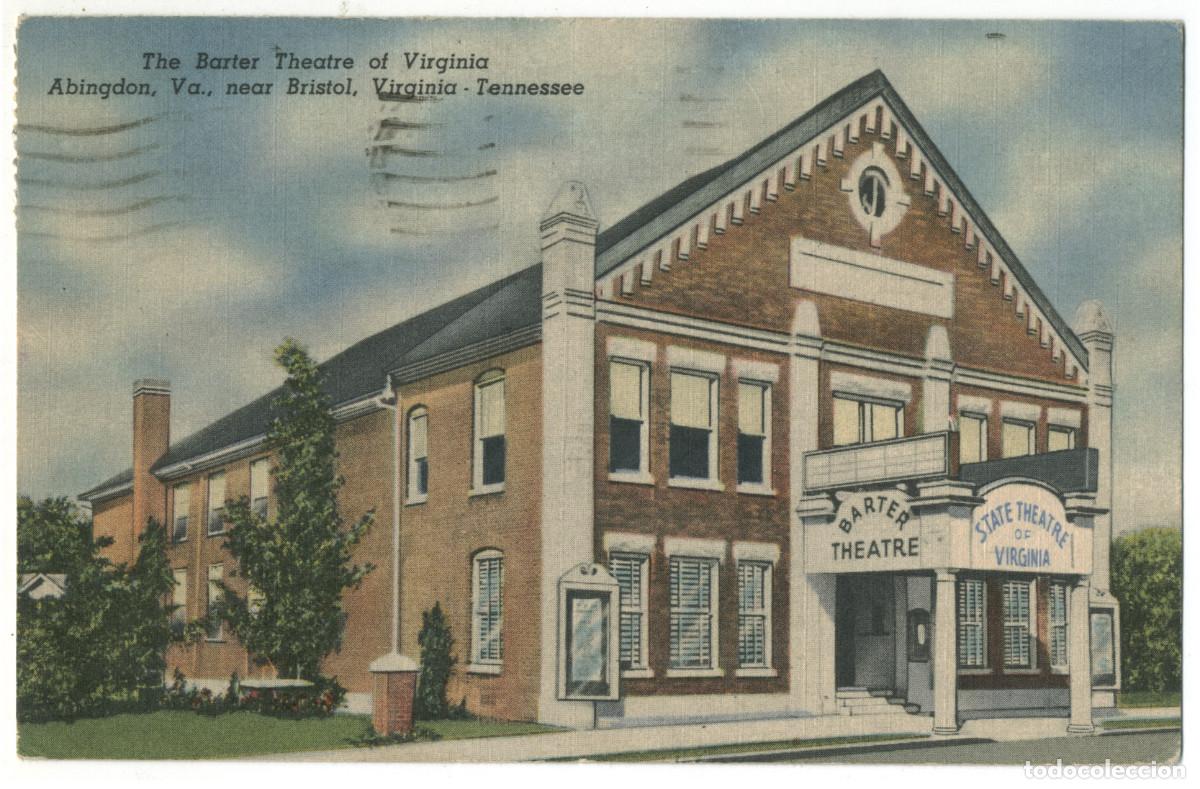 Cartoline: ABINGDON [Virginia]_Barter Theatre_Curteich & Bristol News