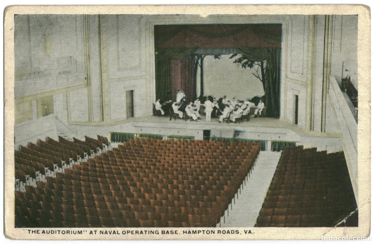 Postales: HAMPTON ROADS [Virginia]_Naval Operating Base, Auditorium_YMCA - Foto 1