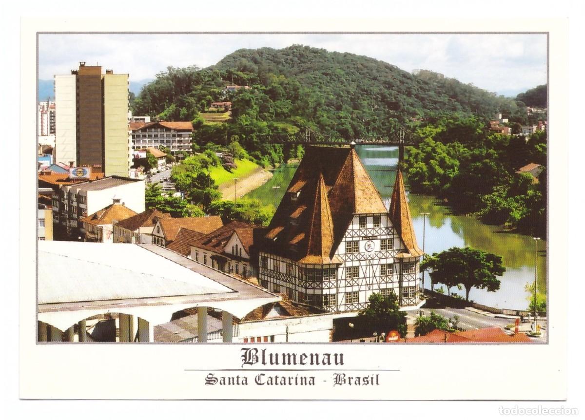 Cartoline: BRASIL TUR&Iacute;STICO &bull; BLUMENAU - SC &bull; VISTA PARCIAL