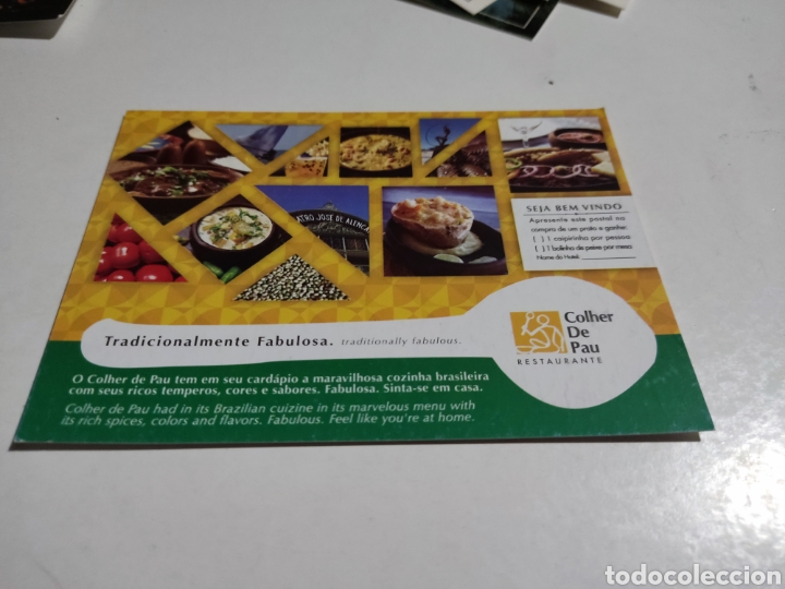 Postales: Postal colher de Pau Brasil - Foto 1
