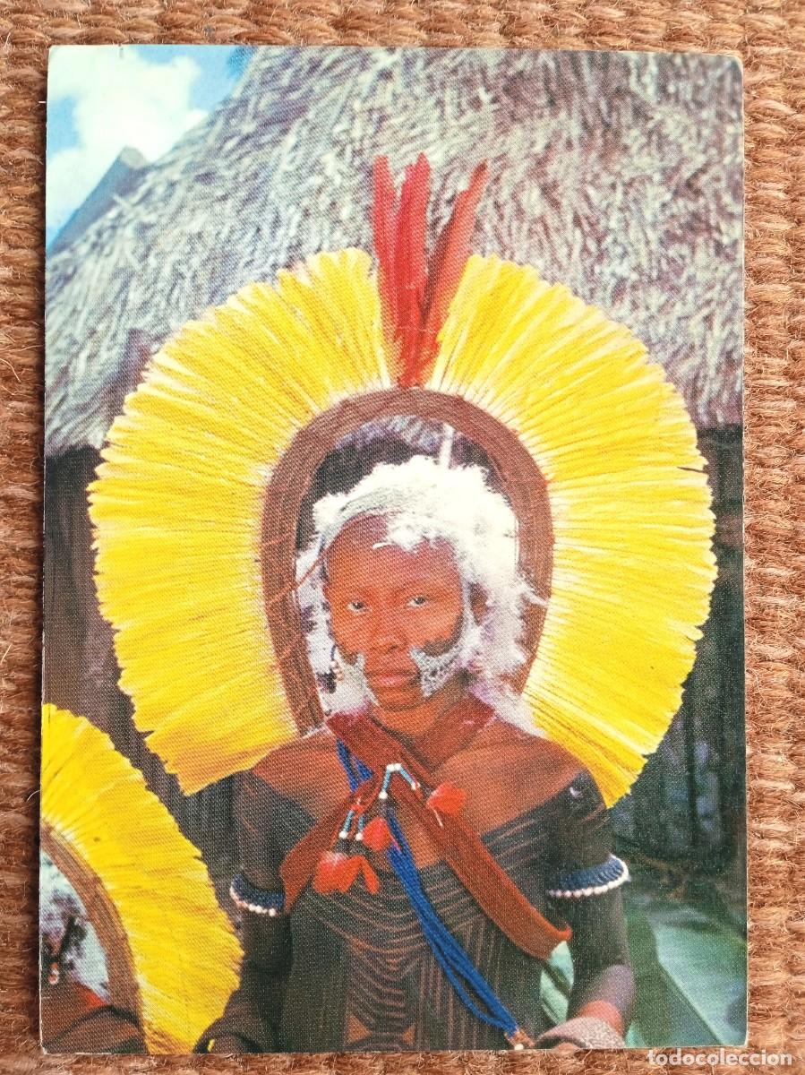 Cartoline: BRASIL NATIVO - MOCINHA TXUCAHAMEI - RESERVA INDIGENA DE XINGU