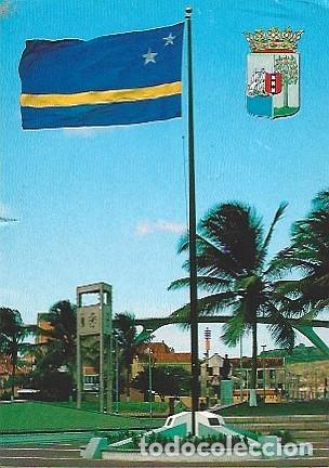 Cartoline: Antillas Holandesas & Marcofilia, Curazao, Bandera y Escudo Cascais Portugal 1985 (7979)