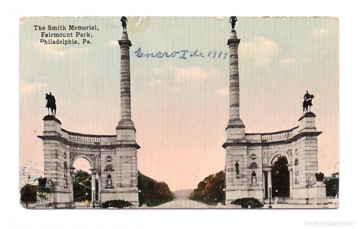 Cartoline: ESTADOS UNIDOS &bull; PHILADELPHIA - PA - THE SMITH MEMORIAL - FAIRMOUNT PARK