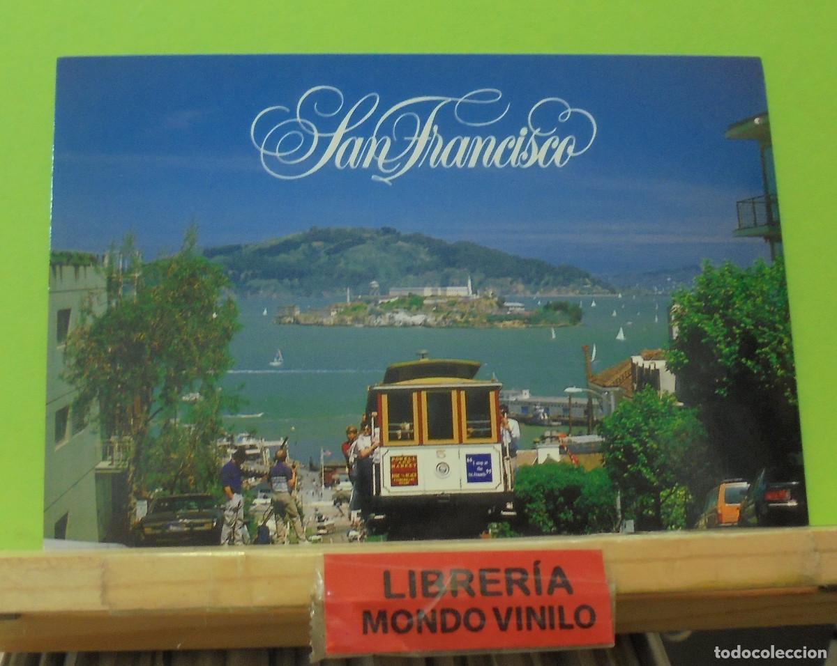 Cartes Postales: E-92 San Francisco, a cable car climbs the steep Hyde Street Hill, 10x15 cm