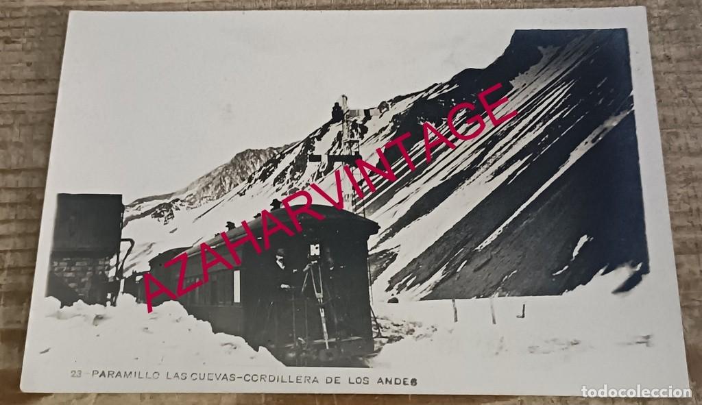 Postales: ARGENTINA -CORDILLERA DE LOS ANDES - PARAMILLO LAS CUEVAS - Foto 1