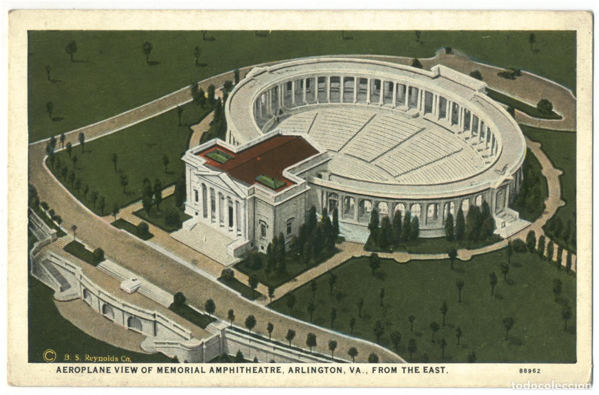 Cartoline: ARLINGTON [Virginia]_Memorial Amphitheatre_Curteich & B. S, Reynolds