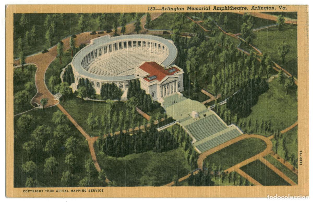 Cartoline: ARLINGTON [Virginia]_Memorial Amphitheatre_Curteich & B.S. Reynolds