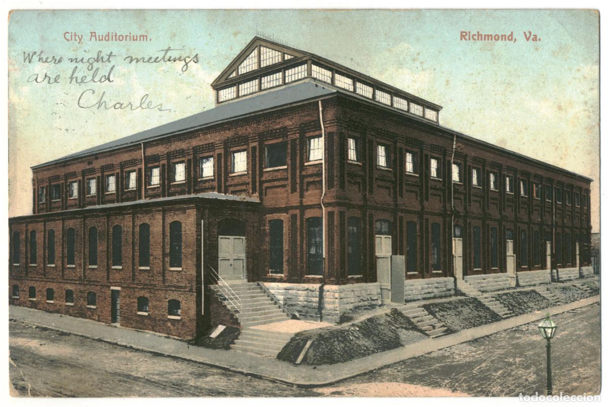 Cartoline: RICHMOND [Virginia]_City Auditorium_Richmond News A 7830