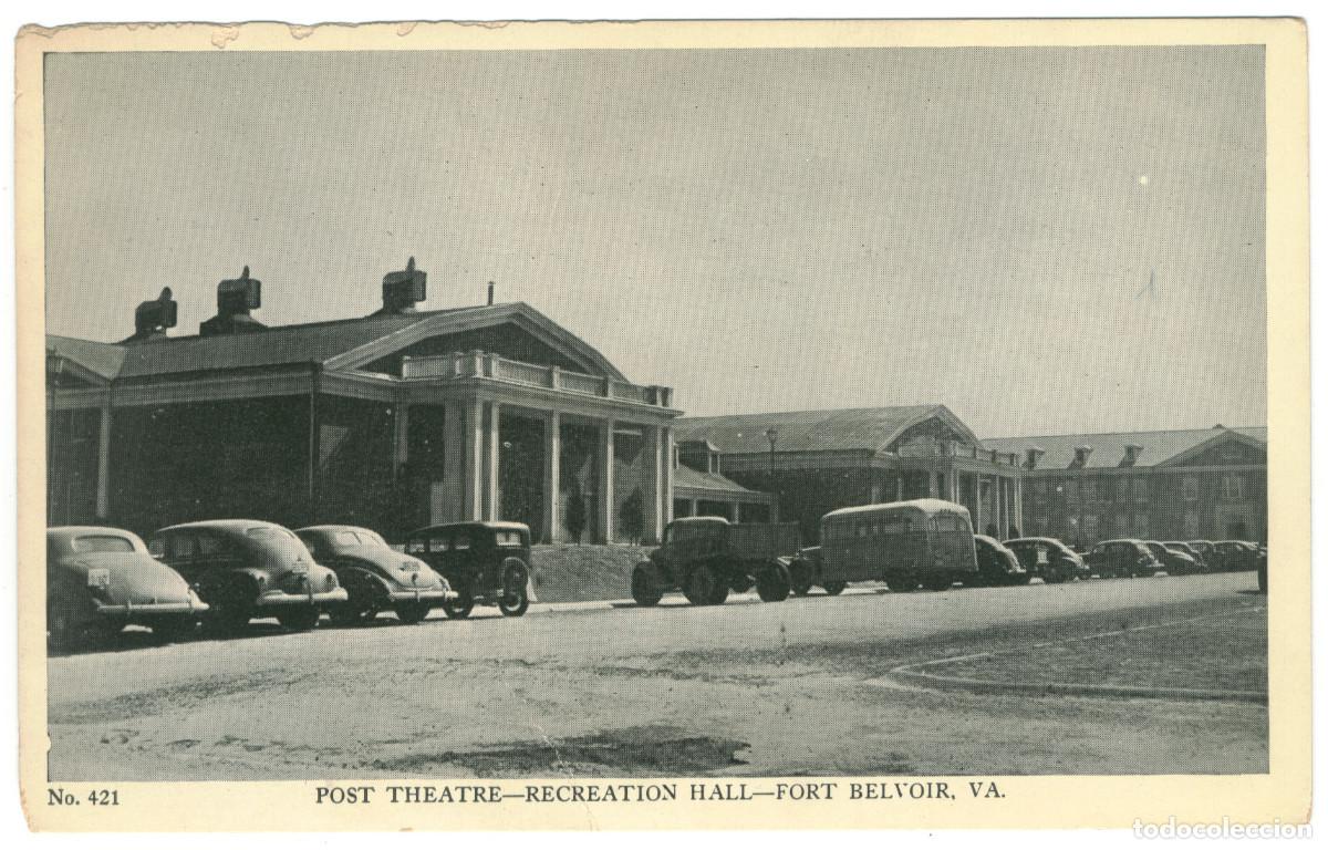 Cartoline: FORT BELVOIR [Virginia]_Post Theatre_W. R. Thompson