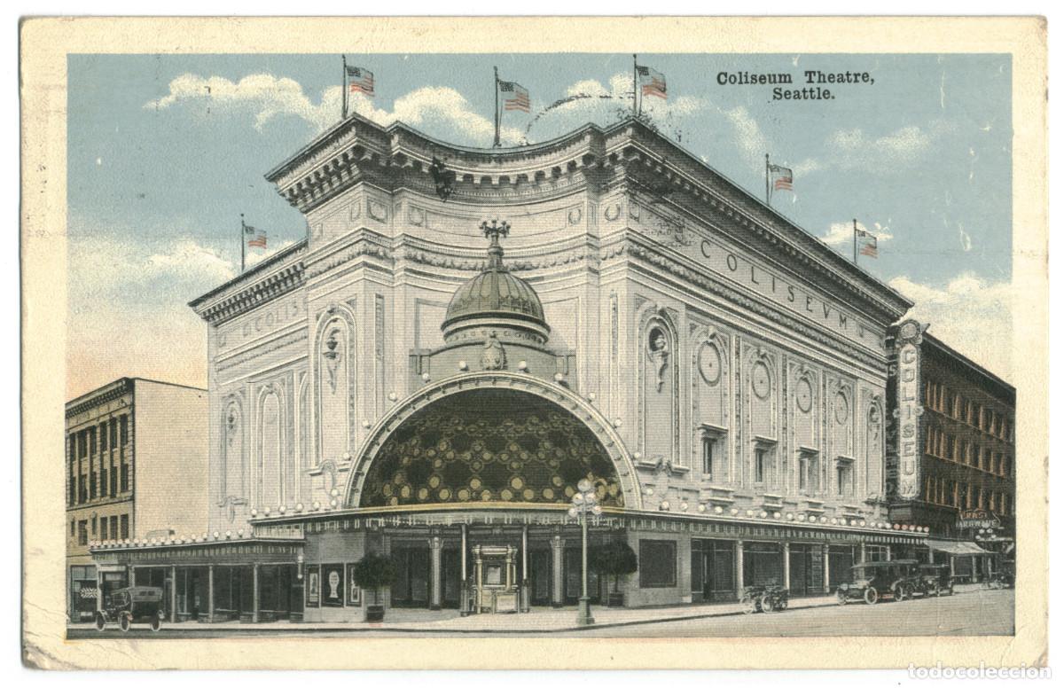 Cartoline: SEATTLE [Washington]_Coliseum Theatre_Puget Sound News