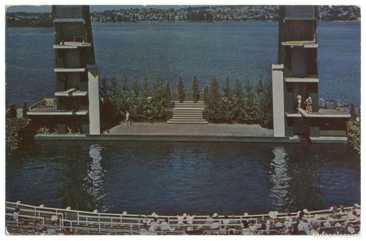 Cartoline: SEATTLE [Washington]_GreenLake, Aqua Theater_Mike Roberts