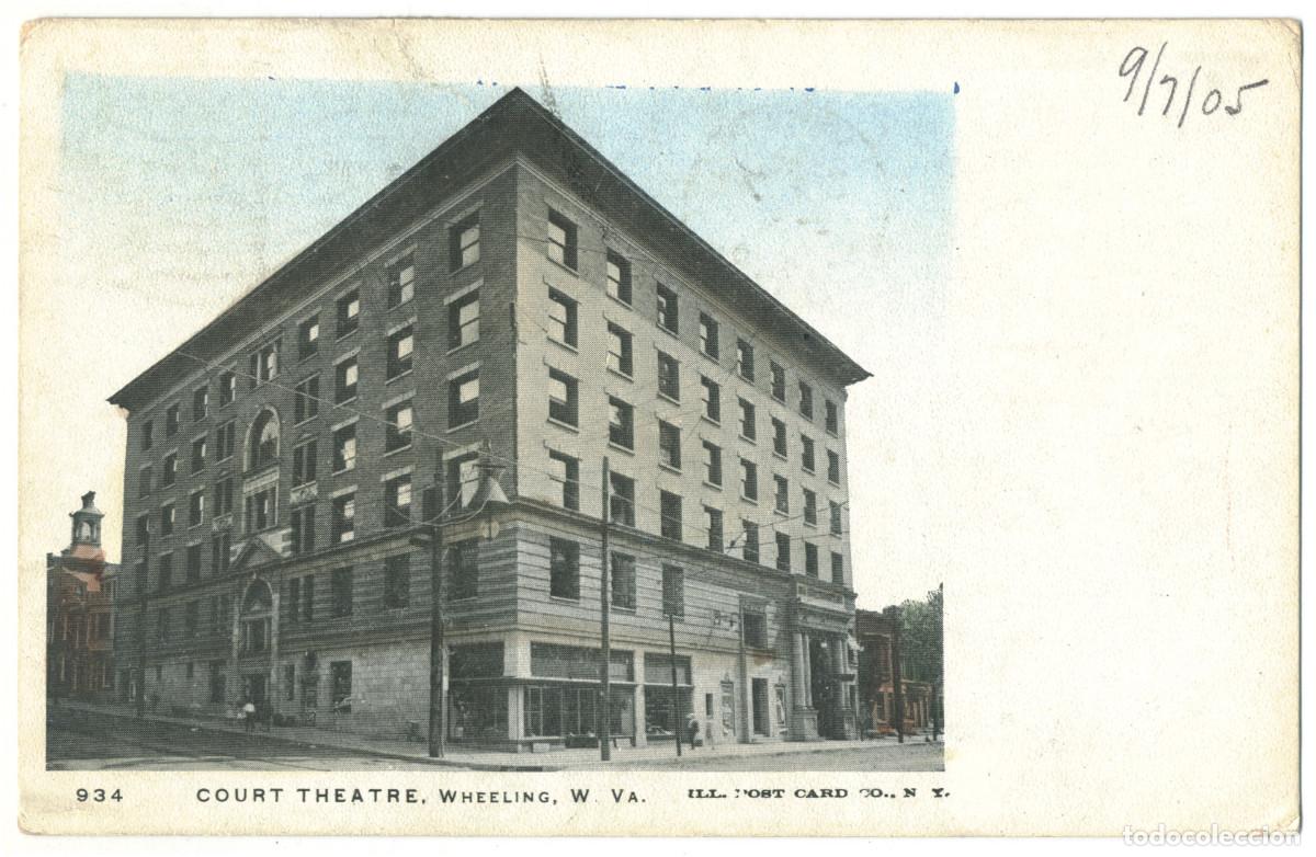 Cartoline: WHEELING [West Virginia]_Court Theatre_Post Card