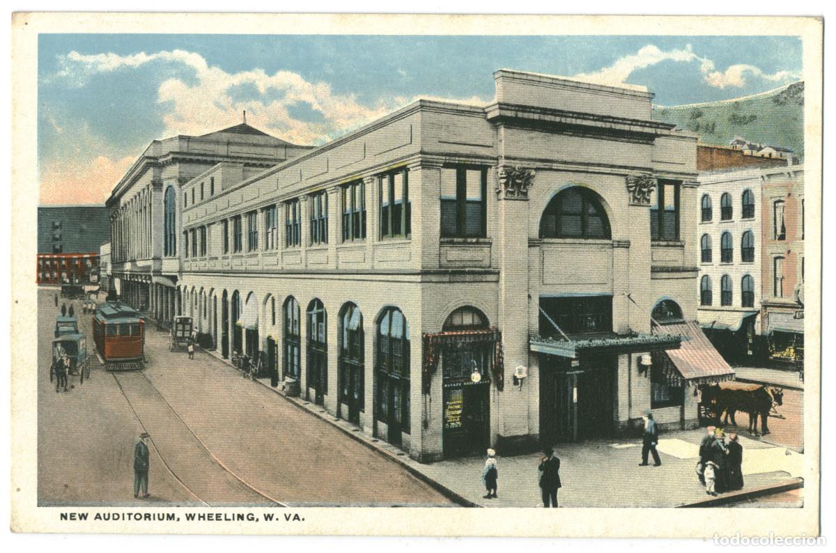 Cartoline: WHEELING [West Virginia]_Auditorium_C. T. American Art & Helmbright