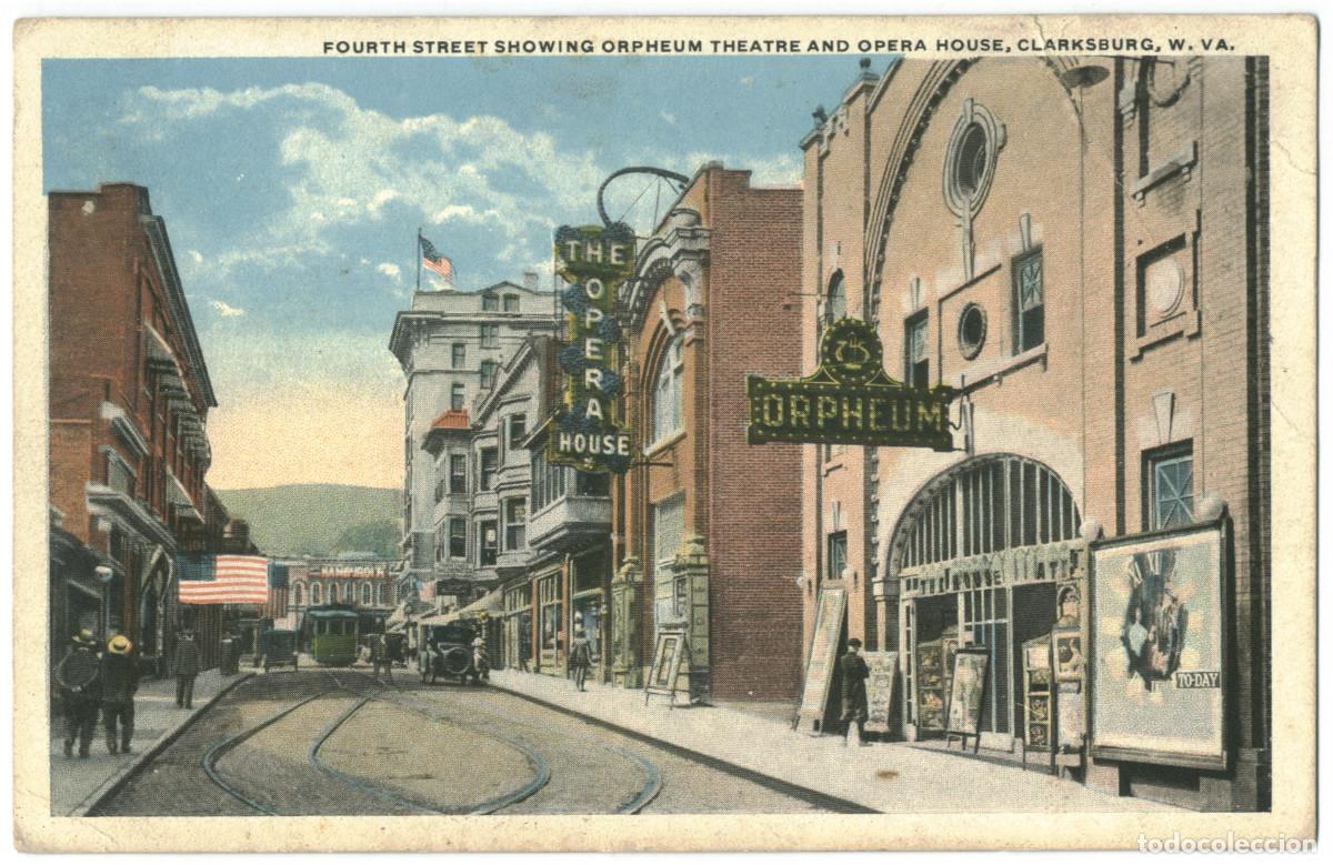 Cartoline: CLARKSBURG [West Virginia]_Orpheum Theatre & Opera House_Randson & I. Robbins