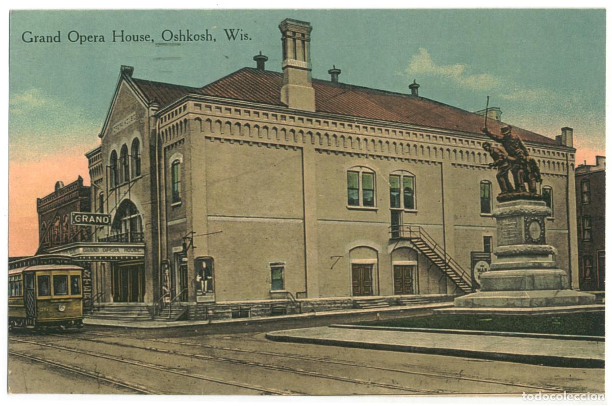 Cartoline: OSHKOSH [Wisconsin]_Grand Opera House_E. C. Kropp
