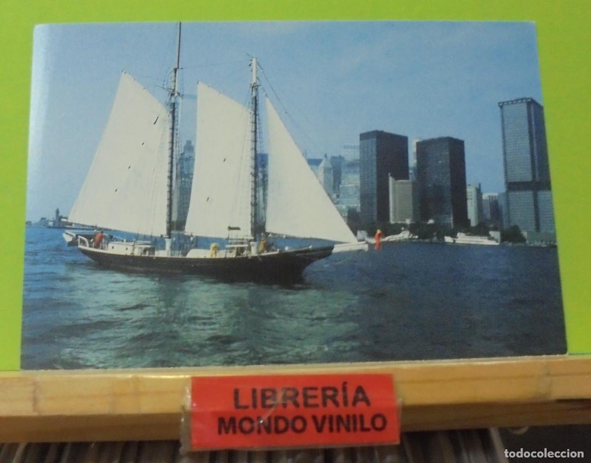 Cartoline: Iron cargo schooner pioneer 1885, New York Harbor, 10x15 cm