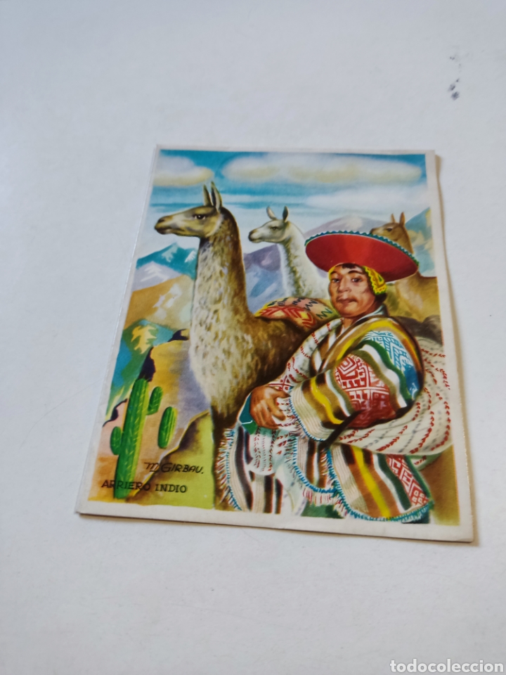 Postales: Postal arriero indio, Per&uacute; - Foto 1