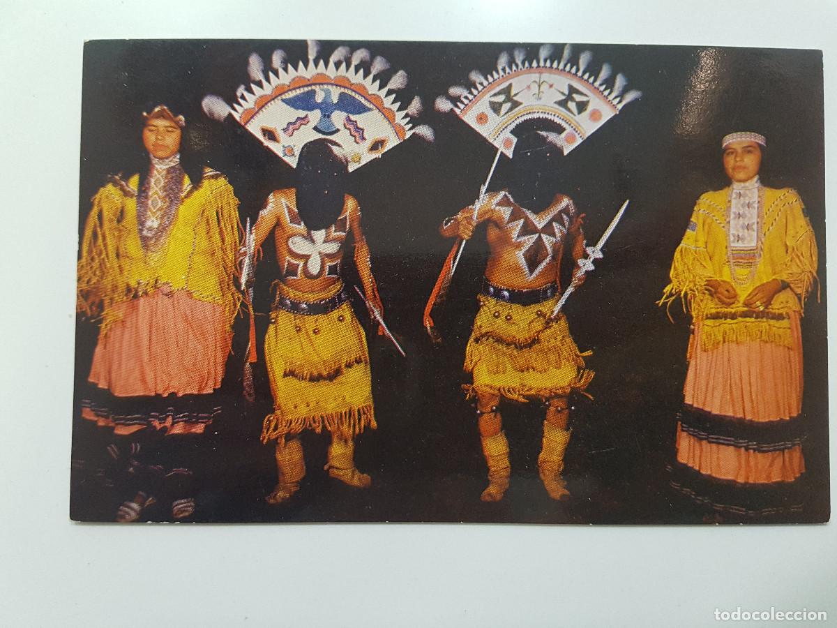 Postales: POSTAL USA INDIOS - AMERICAN INDIANS. APACHE INDIAN DEVIL DANCE. S/C - Foto 1