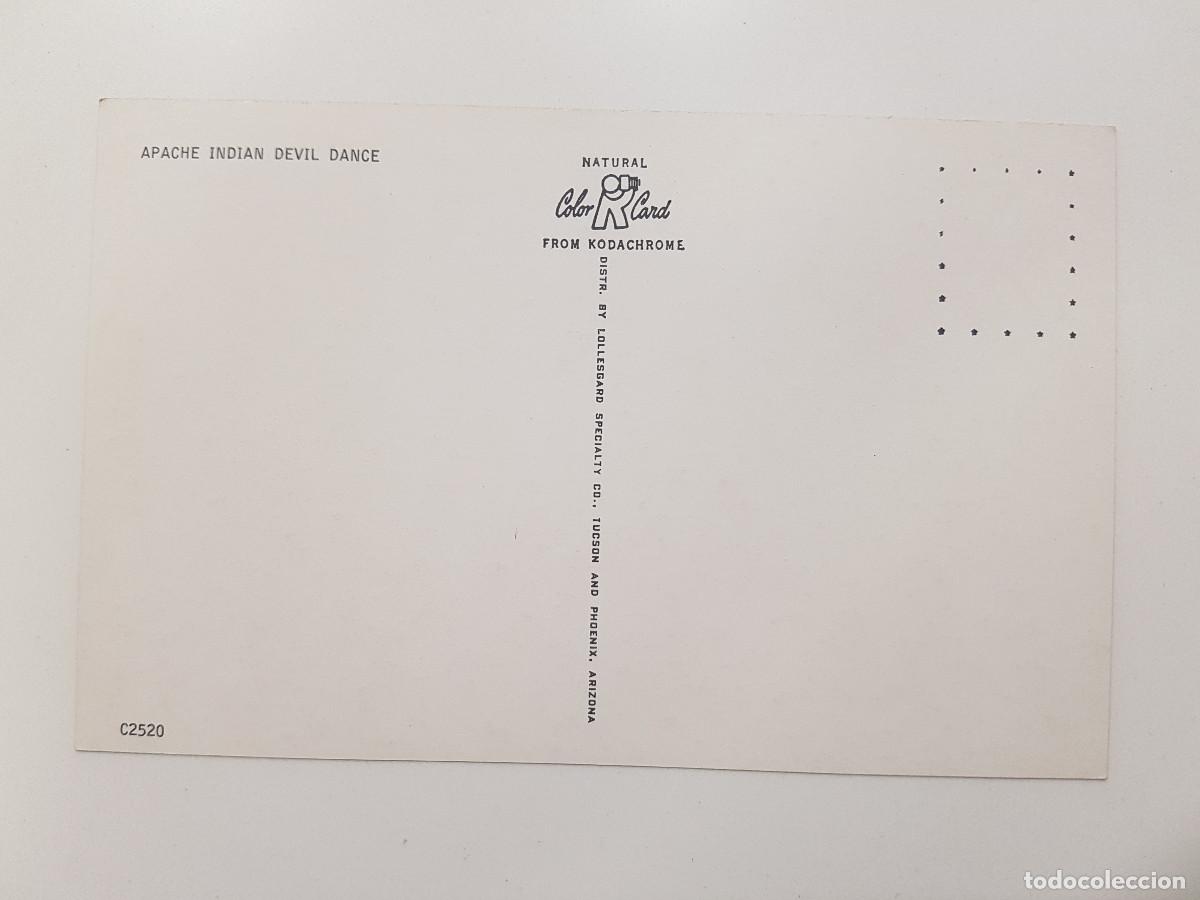 Postales: POSTAL USA INDIOS - AMERICAN INDIANS. APACHE INDIAN DEVIL DANCE. S/C - Foto 2