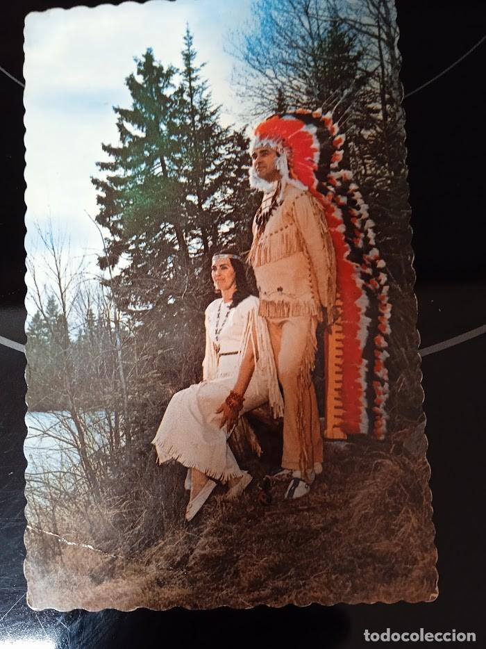 Postkarten: POSTAL RESERVE INDIENNE CANADA A&Ntilde;OS 60 CON SELLO