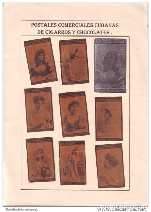 Postales: E4604 CUBA TOBACCO CIGAR MINI POSTCARD CIRCA 1900