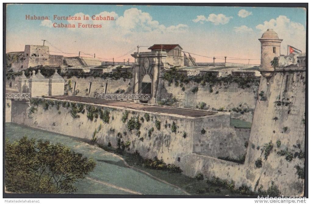 Postales: POS-27 CUBA. CIRCA 1920. TARJETA POSTAL. POSTCARD. HABANA. HAVANA. FORTRESS OF CABA&Ntilde;A. FORTALEZA DE