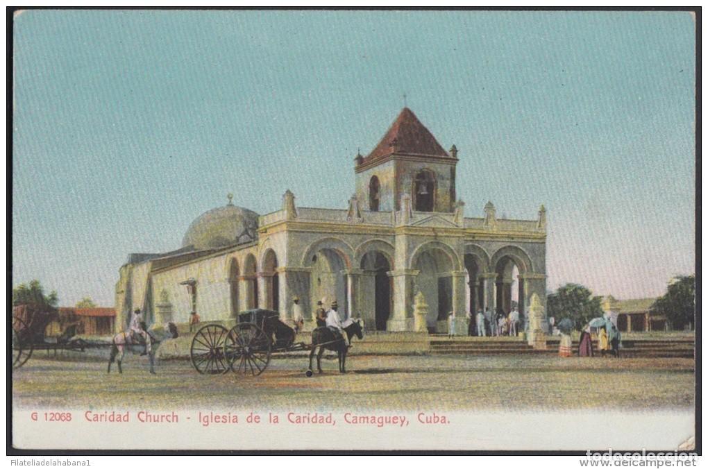 Postales: POS-22 CUBA. CIRCA 1920. TARJETA POSTAL. POSTCARD. CAMAGUEY. LA CARIDAD CHURCH. IGLESIA DE LA CARIDA