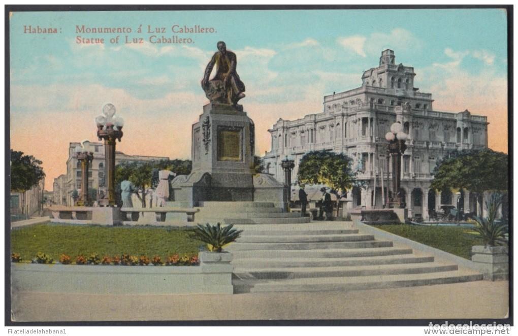 Postales: POS-34 CUBA. HABANA. HAVANA. POSTAL PARQUE JOSE DE LA LUZ Y CABALLERO. POSTCARD OF LUZ Y CABALLERO P