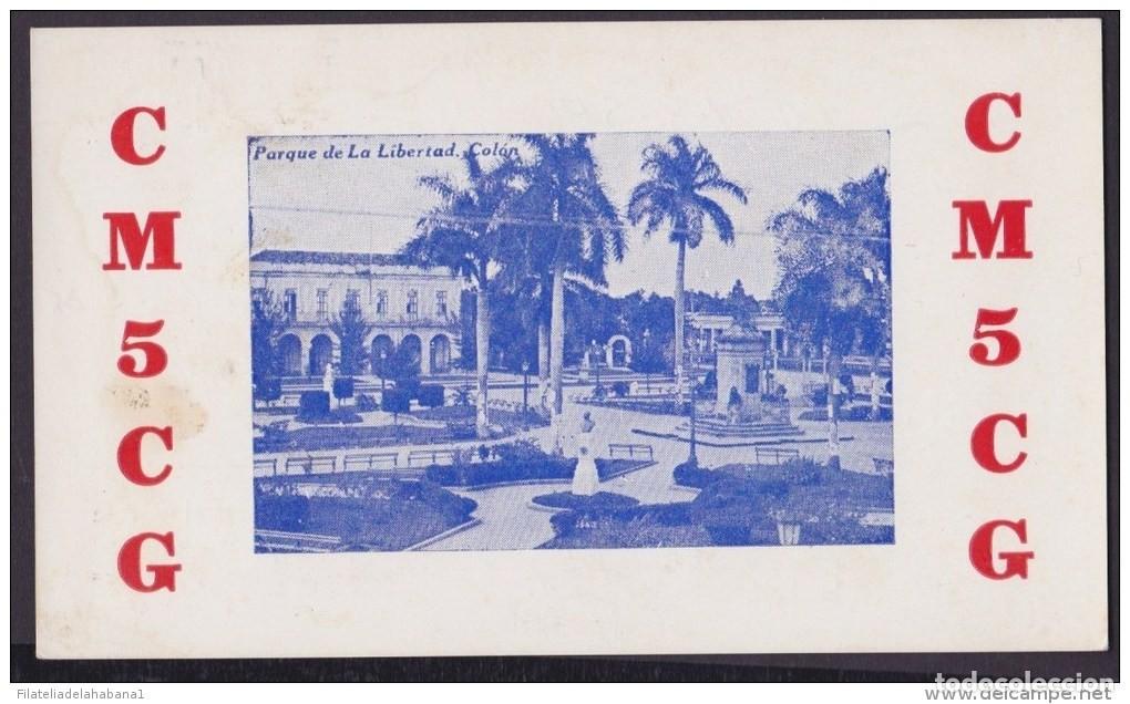 Postales: POS-78 CUBA 1960 CUBA SPECIAL POSTCARD OF RADIO. COLON SQUARE. PARQUE DE COLON