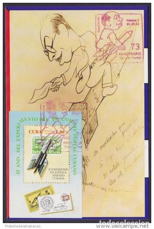 Postales: TMA-37 CUBA 2012. TARJETA MAXIMA 73 ANIV COHETE POSTAL CUBANO. POSTAL ROCKET.