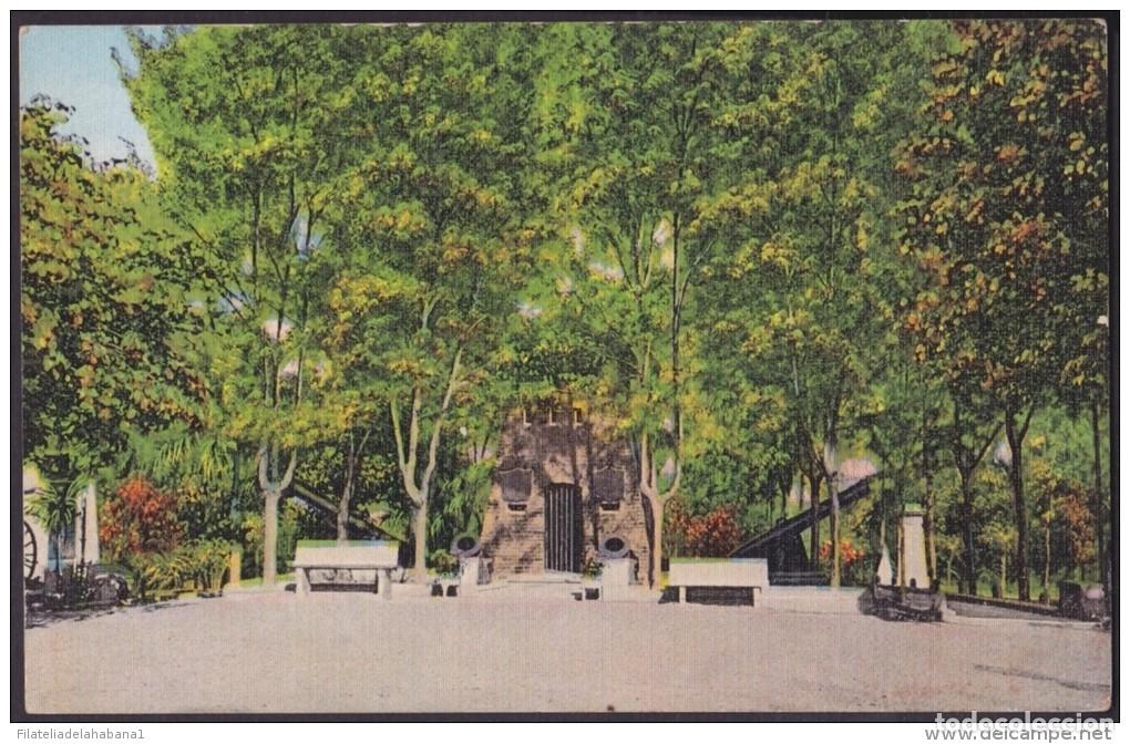 Postales: POS-151 CUBA SANTIAGO DE CUBA POSTCARD. PARQUE DE SAN JUAN. CIRCA 1950.