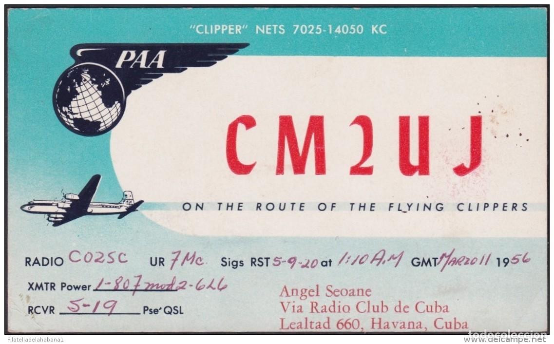 Postales: POS-172 CUBA POSTCARD 1956. RADIO SPECIAL CARD. ANGEL SEOANE.