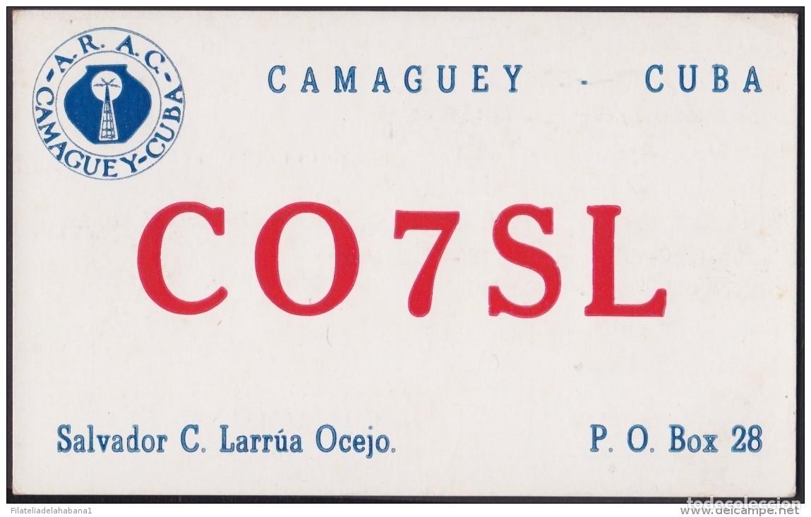 Postales: POS-178 CUBA POSTCARD 1953. RADIO SPECIAL CARD. SALVADOR LARRUA CAMAGUEY.