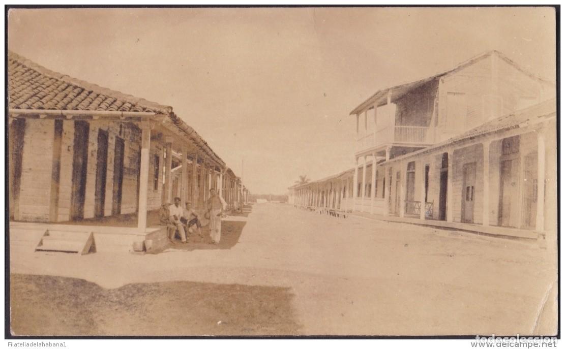 Postales: POS-193 CUBA POSTCARD CIRCA 1920. VISTA DE PUEBLO DE CUBA SIN DETERMINAR.