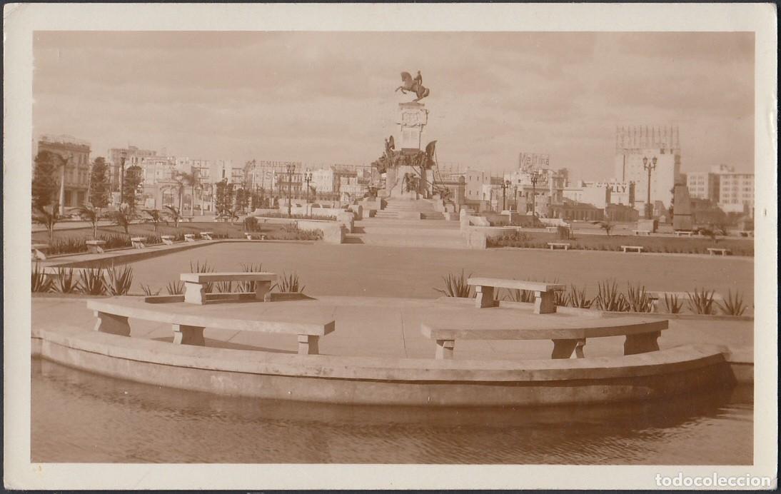 Postales: POS-249 CUBA POSTCARD 1929. PARQUE MACEO HABANA. HAVANA MACEO PARK. ANTES DE SER MODIFICADO. TO ENGL