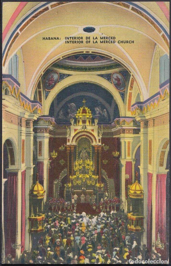 Cartes Postales: POS-269 CUBA POSTCARD. 1952. HAVANA HABANA. CHURCH OF MERCY. IGLESIA DE LAS MERCEDES.