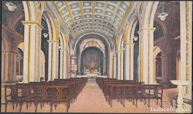 Cartes Postales: POS-329 CUBA POSTCARD SANTIAGO DE CUBA. CIRCA 1920. INTERIOR CATEDRAL. CATHEDRAL CHURCH. UNUSED.