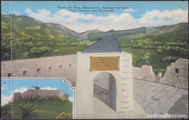 Cartes Postales: POS-324 CUBA POSTCARD SANTIAGO DE CUBA. CIRCA 1950. FUERTE EL VISO FORTRESS. UNUSED.