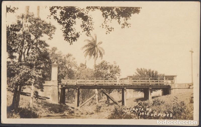 Cartes Postales: POS-358 CUBA PHOTOGRAPHIC POSTCARD PINES IS. CIRCA 1920. BRIGHT OF SANTA FE. PUENTE. UNUSED.
