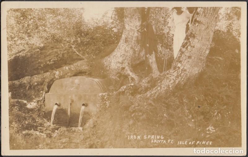 Cartes Postales: POS-356 CUBA PHOTOGRAPHIC POSTCARD PINES IS. CIRCA 1920. IRON SPRING MINE. SANTA FE. UNUSED.