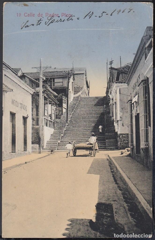 Cartes Postales: POS-387 CUBA POSTCARD. 1917. SANTIAGO DE CUBA. PADRE PICO STREET.