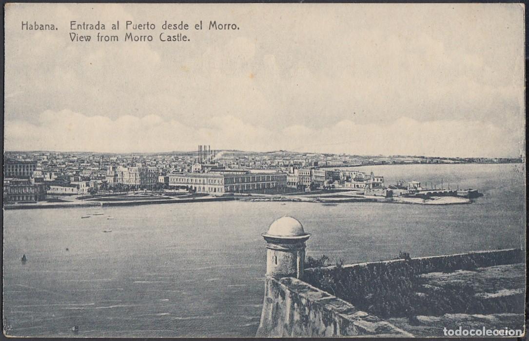 Cartes Postales: POS-411 CUBA POSTCARD. CIRCA 1910. HAVANA CITY VIEW FROM MORRO CASTLE.