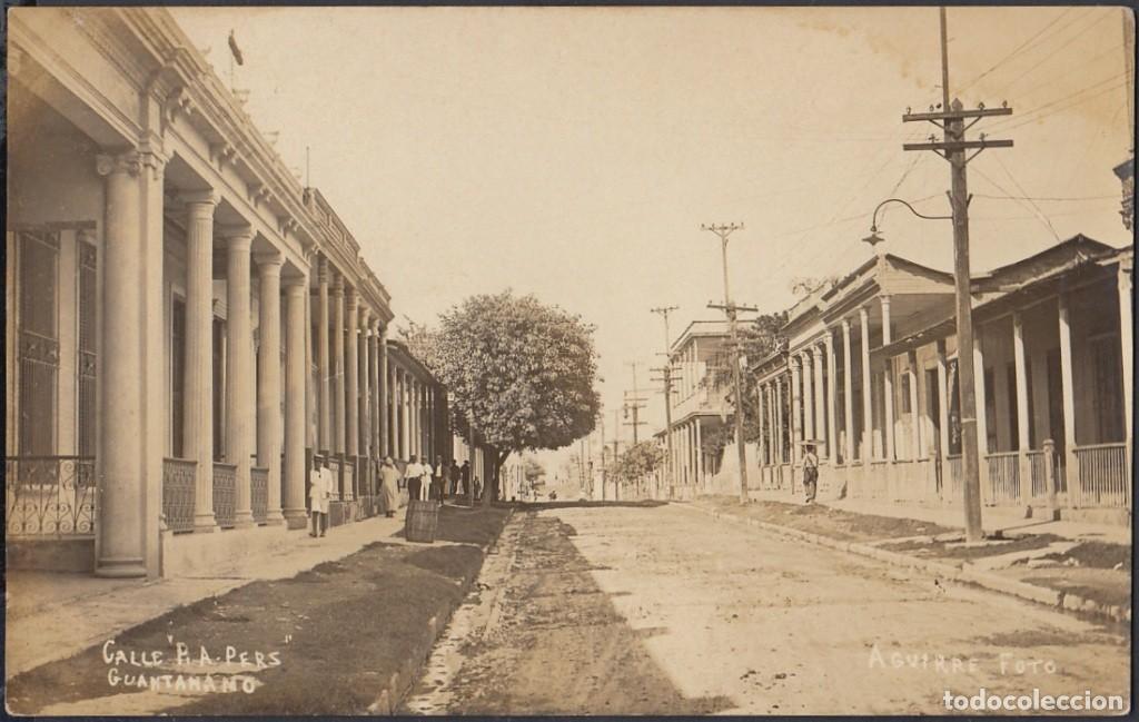 Cartes Postales: POS-428 CUBA POSTCARD. CIRCA 1920. GUANTAMANO CALLE P. A. PERS