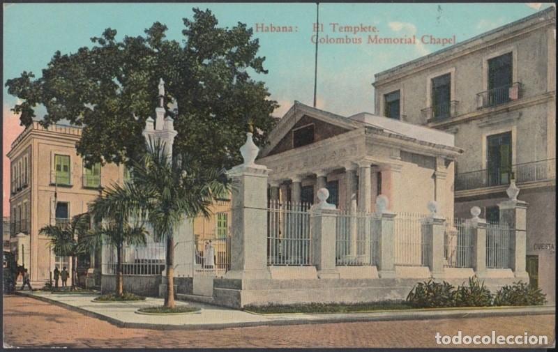 Cartes Postales: POS-458 CUBA POSTCARD. CIRCA 1910. HABANA. EL TEMPLETE COLUMBUS MEMORIAL COLON.