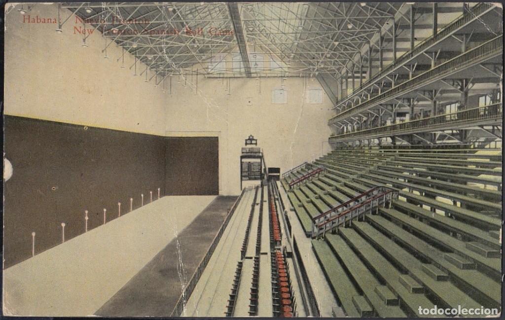 Cartes Postales: POS-491 CUBA POSTCARD. CIRCA 1920. HABANA FRONTON PELOTA VASCA. JAI ALAI