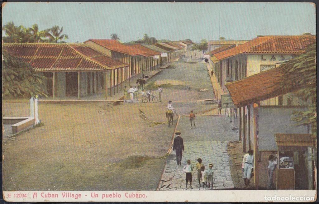 Cartes Postales: POS-543 CUBA POSTCARD. CIRCA 1910. PUEBLO DE CAMPO. COUNTRY TOWN.
